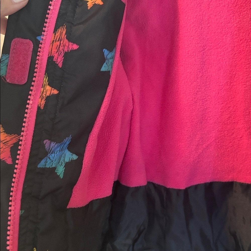 Okie Dokie Pink Fleece Jacket - Picture 3 of 3